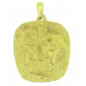 médaille Toulhoat Vierge à l’enfant 