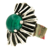 Bague Agate Verte (Ouverte)