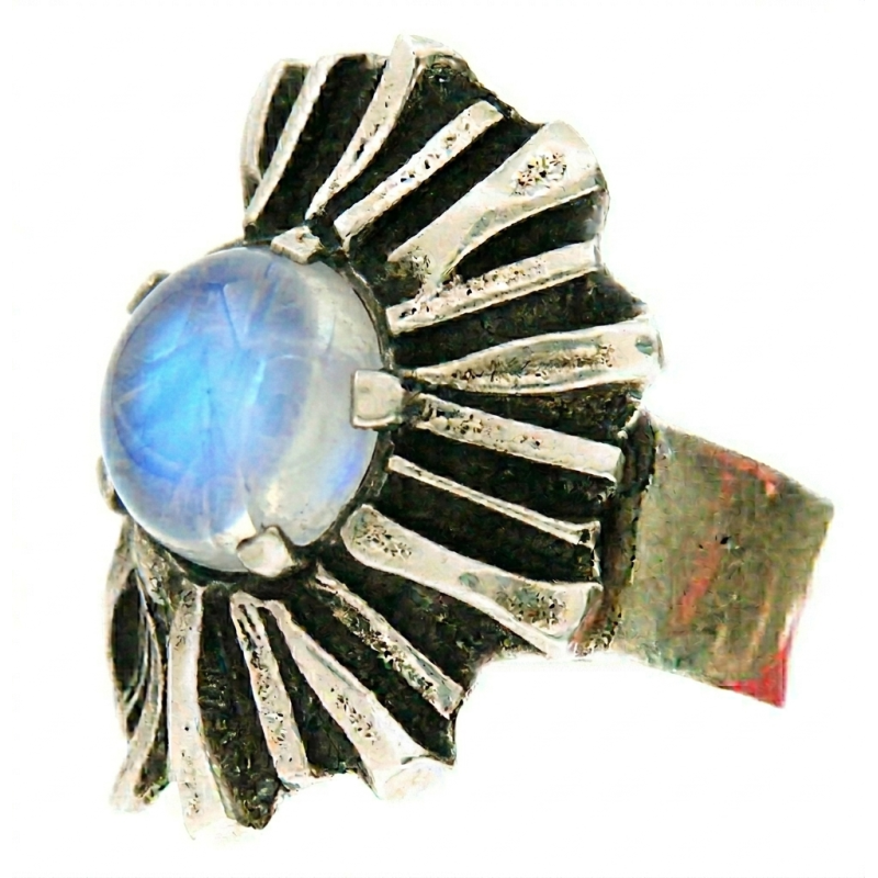 Bague pierre de lune Toulhoat
