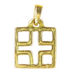 Framed openwork latin cross