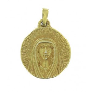 Toulhoat Round Virgin medal