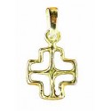 Tiny openwork cross