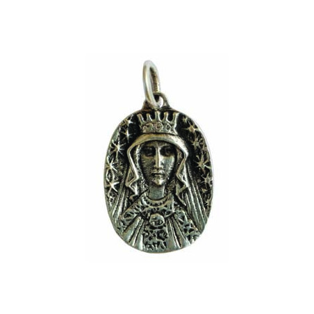 Crowned Virgin Mary Medal (Width 13mm)