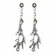 Small seaweed earrings pendants 