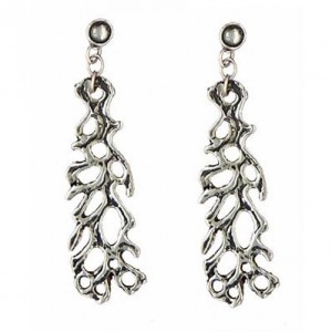 Seaweed earrings pendants 
