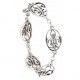 Toulhoat Lily medal bracelet 5 elts 16 cm