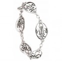 Toulhoat Lily medal bracelet 5 elts 16 cm