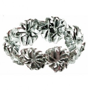 Toulhoat Small roses bracelet 8 elts 17 cm 