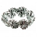 Toulhoat Small roses bracelet 8 elts 17 cm 