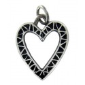 Toulhoat Pierced heart pendant