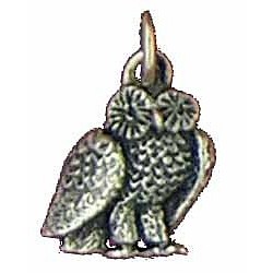 Toulhoat Owl pendant charm