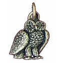 Toulhoat Owl pendant charm