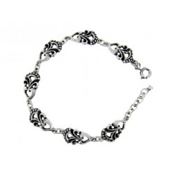 Bracelet fleurons Toulhoat 7 elts