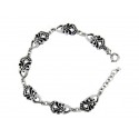 Bracelet fleurons Toulhoat 7 elts