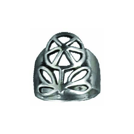 Large Openwork Fleuron Ring
