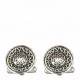 Celtic shield cufflink