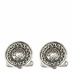 Celtic shield cufflink