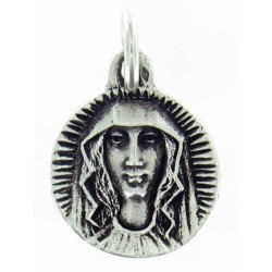 Round Virgin medal