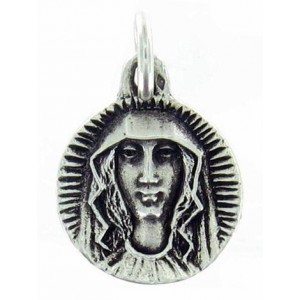 Round Virgin medal