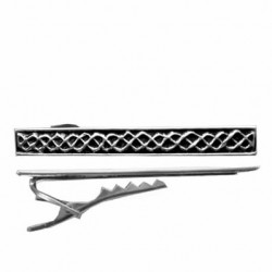 Knotwork tie clip