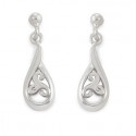 triskel hanging drop earrings