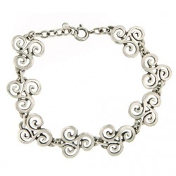 Toulhoat Cut-out triskels bracelet 14g