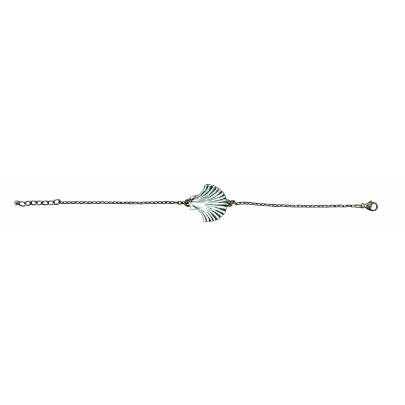 Bracelet 1 Elt Coquille 16,5-18,5Cm