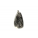 Toulhoat Triskel pendant flint shaped 12g 3.5cm