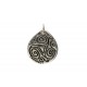 Pendentif argent triskel homme toulhoat