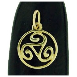 Pendentif triskel cerclé Toulhoat