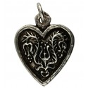 Toulhoat Flowery heart pendant