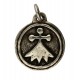 Toulhoat Round ermine medal pendant 