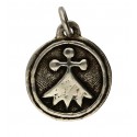 Toulhoat Round ermine medal pendant 