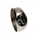 Small triskel signet ring