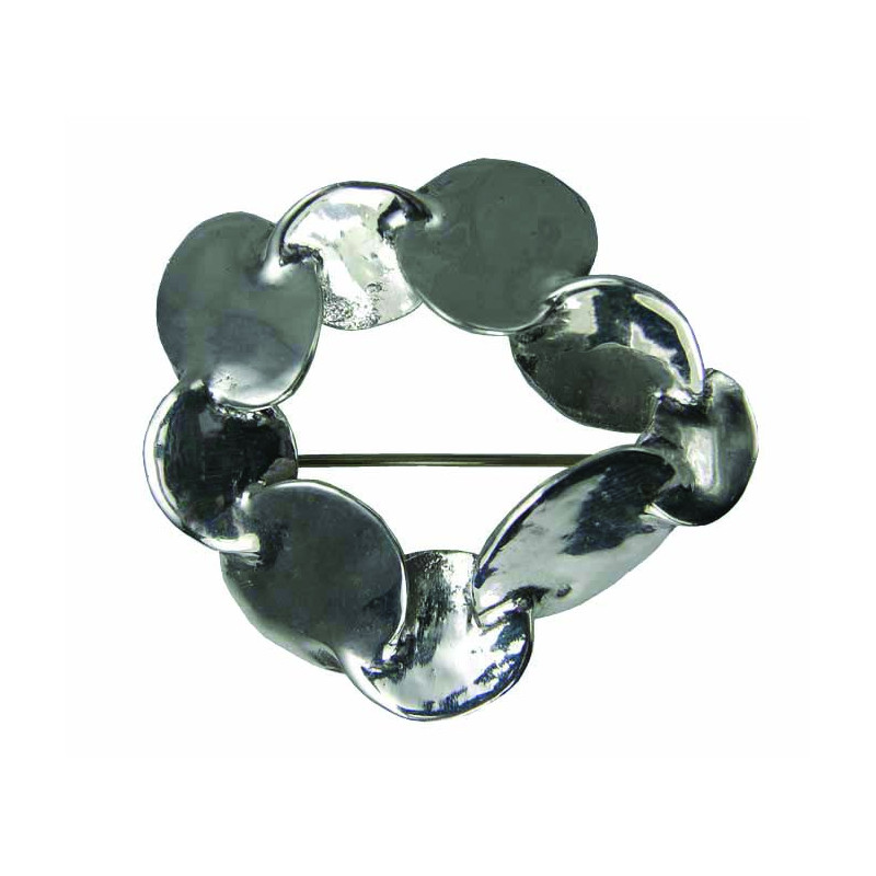 Smooth Lozenges Brooch