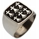 6-ermine signet ring 9.5g