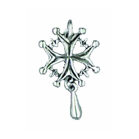 Croix Huguenote Avec Larme - Petite