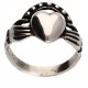 heart in hands ring/claddagh 4.9g