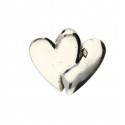 Toulhoat Two small hearts pendant 2.8g