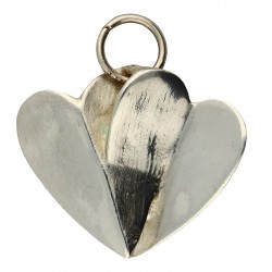 Toulhoat 2 hearts pendant