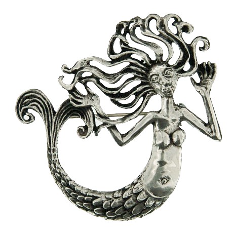 Mermaid brooch deals