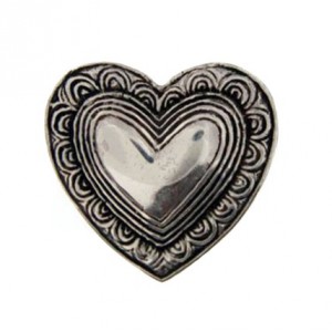 Broche Coeur Glazik Toulhoat