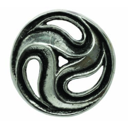 Broche Ronde Petit Triskel Ajouré