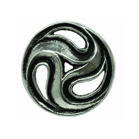 Broche Ronde Petit Triskel Ajouré