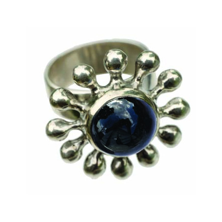 Daisy Onyx Ring (Open)