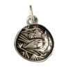 Bird Pendant with Beak Up in the Air