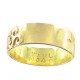 Toulhoat Golden triskel ring 6g 6.5mm