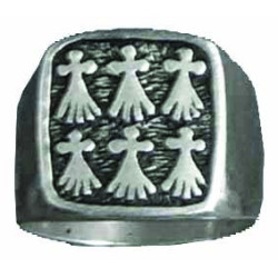 Six Ermine Signet Ring