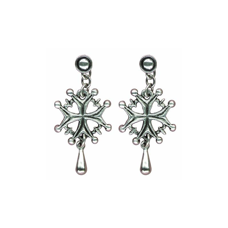 Op Pendants Huguenote Cross Bis