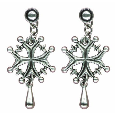 Op Pendants Huguenote Cross Bis